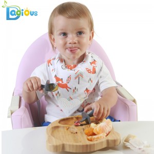 Meilleur vendeur premier auto-alimentation bébé ustensiles courte Toddler Spoon grade alimentaire cuillères et fourchettes PP pour la formation de bébé